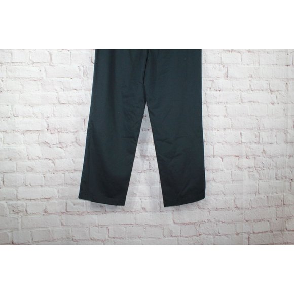 LL Bean Women's Bayside Black Cotton High-Rise Straight-Leg Pants Size 20 - Picture 4 of 9